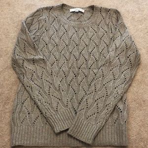Loft tan sweater XS